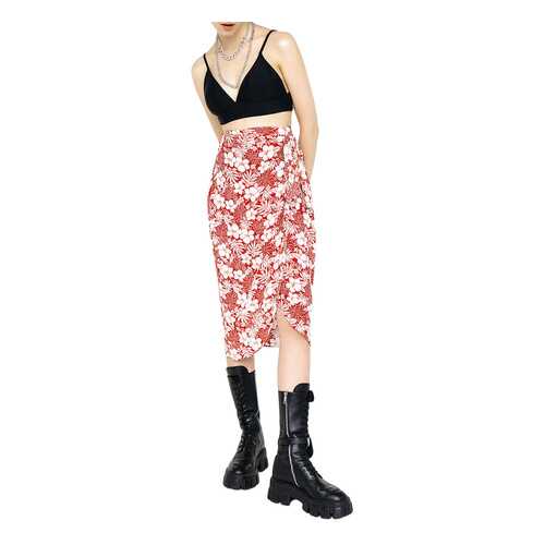 Юбка женская befree 2021372242 красная XS в Wildberries