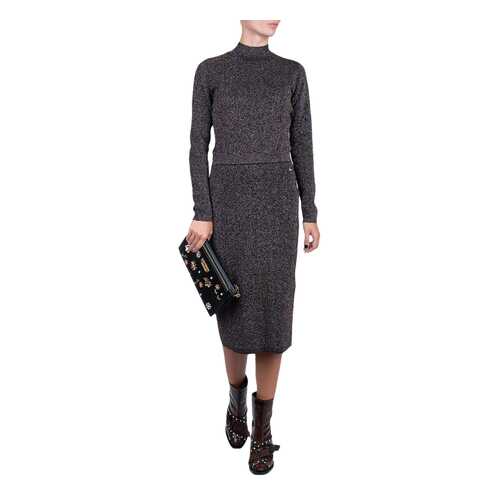 Юбка женская MYTWIN 94981 серая M в Wildberries