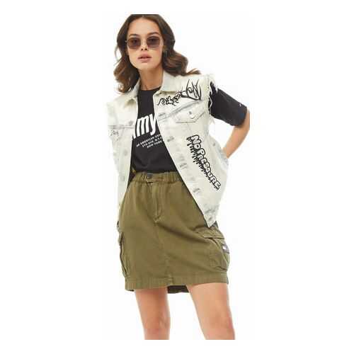 Юбка женская Tommy Jeans DW0DW08229 1CD хаки XS в Wildberries