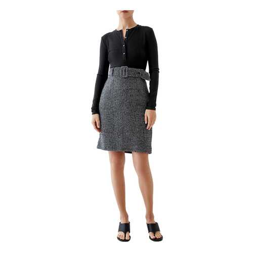 Юбка женская ZARINA 328209209 серая 44 в Wildberries
