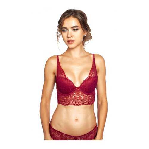 Бюстгальтер женский LUCE DEL SOLE 1002LS бордовый 75C в Wildberries
