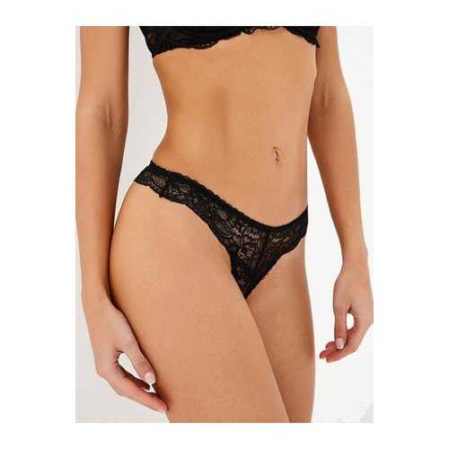 Трусы женские LUCE DEL SOLE 1261LS черные 46 RU в Wildberries
