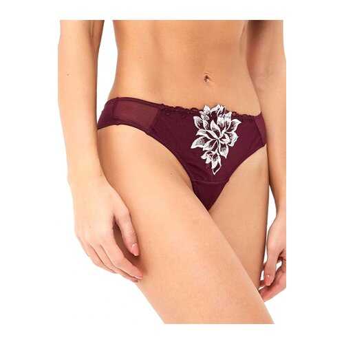 Трусы женские LUCE DEL SOLE 3161LS бордовые 44 RU в Wildberries